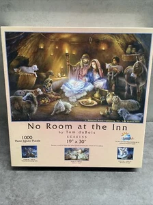 SunsOut Puzzle "No Room at the Inn" 1000 Teile Krippe Weihnachten Urlaub Neu im Karton - Bild 1 von 4