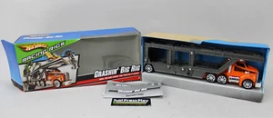 Hot Wheels Racing Rigs Crashin'-Big-Rig Tractor Trailer Truck Pre-Owned - Picture 1 of 19
