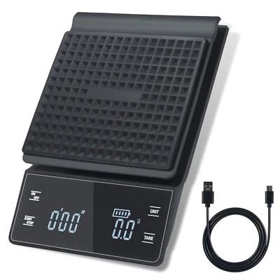 USB Wiederaufladbare Digital kaffeewaage, Kaffeewaage mit Timer, Multifunktio... - Bild 1 von 2