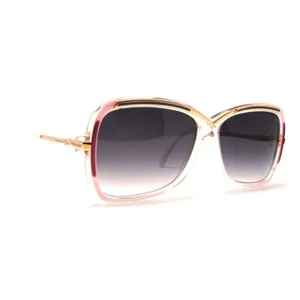 NOS Vintage 1980s Cazal 177-242 Clear x Pink Sunglasses (Made in West Germany) - Picture 1 of 4