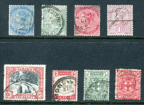 Jamaica 1870 - 1906 Used Lot Cover