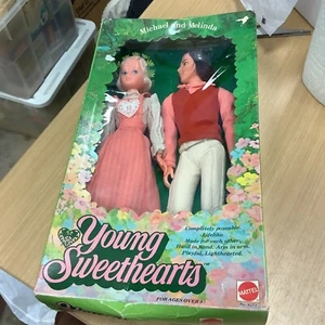 Vintage 1975 Mattel Young Sweethearts #9272 Melinda & Michael Doll Set NRFB - Picture 1 of 4