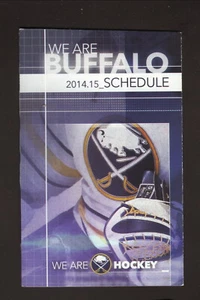 Buffalo Sabres 2014-15 Pocket Schedule Moe's Southwest Grill - Imagen 1 de 2