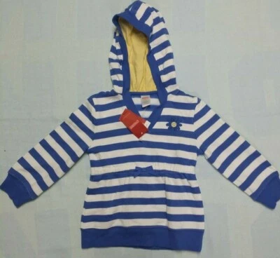 Gymboree FLOWER SHOWERS Talla XS 3 4 Azul Blanco Tejido Sudadera Top NUEVO Foto 1 de 4