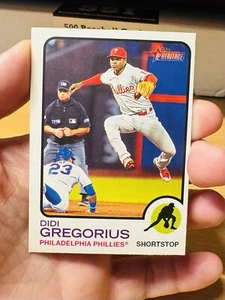 DIDI GREGORIUS PHILADELPHIA PHILLIES 2022 TOPPS HERITAGE BASEBALL CARD #285 - Picture 1 of 2