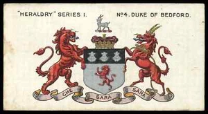 Taddy - 'Heraldry' (1910) - Duke of Bedford - Picture 1 of 2