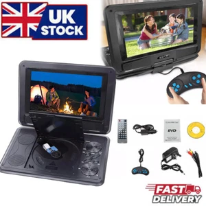 Portable DVD Player CD Rechargeable 9Ines LCD Swivel Screen AV 3D Game Function~ - Picture 1 of 10