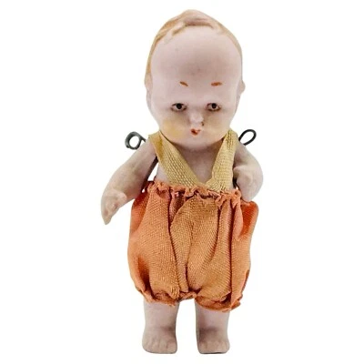 Muñeca HERTWIG Antigua Bisque Pudgy Tummy Boy Brazos Articulados RARA Foto 1 de 4