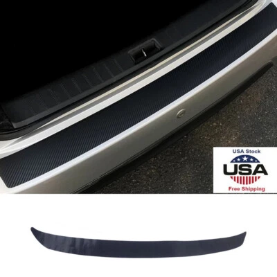 5D Carbon Look Door Sill Door Side Bumper Scratch Molding Trim Protective Guard - Image 1 of 4