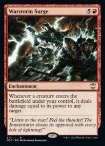 MTG - WARSTORM SURGE - New Capenna Commander (R) - Picture 1 of 1