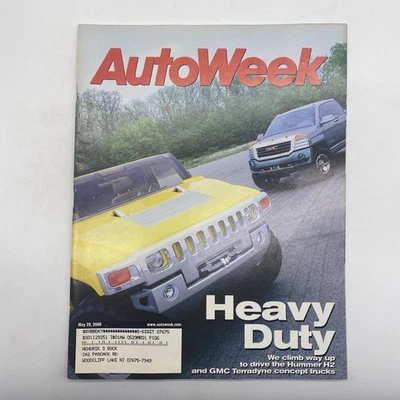 AutoWeek Magazine May 2000 Hummer H2 GMC Terradyne - Image 1 of 4