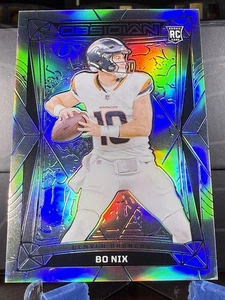 š„2024 Bo Nix Panini Obsidian Silver Rookie #56 41/75š„ - Picture 1 of 2