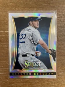 Panini Select Clayton Kershaw #85 2013 plateado Prizm SP primer año seleccionado MLB - Imagen 1 de 11
