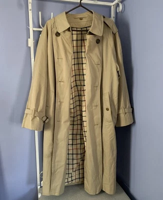 Brooks Brother Men’s  beige trench coat long preppy old money quiet luxury XL - Image 1 of 4