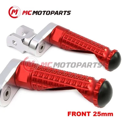 Estriberas delanteras de extensión RED MPRO 25 mm para Suzuki GSX1250FA 10-17 16 15 14 13 12 Foto 1 de 4