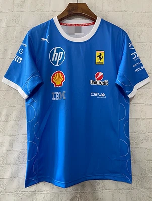 2025 Hot Scuderia Ferrari Special Edition Shirt Monza GP Tee - Blue - Image 1 of 4