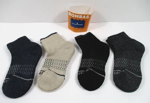 -Nuevo Bombas S Peso Medio 4 Pares Lana Merino Cuarto Calcetines Talla Mujer 4-7.5 - Imagen 1 de 2