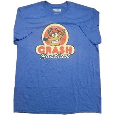 Новый без ярлыков Crash Bandicoot Sony PlayStation графический футболка размер L - Изображение 1 из 3