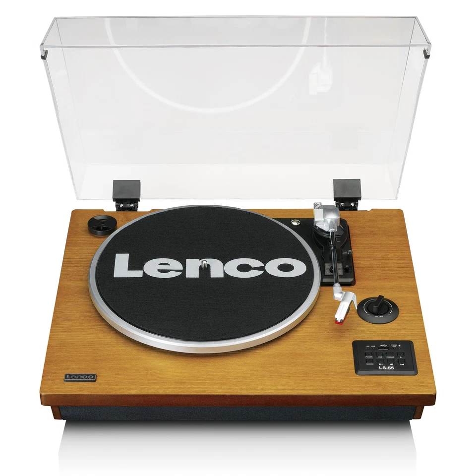 Lenco LS-55WA - Plattenspieler mit Bluetooth,USB,MP3,Lautsprecher - Holz - Bild 1 von 4
