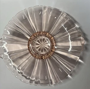 ANCHOR HOCKING Old Cafe' Pink Depression Glass Footed Mint Dish - Picture 1 of 17