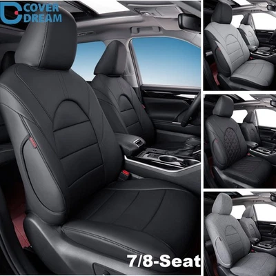 Coverdream Custom Fit Highlander Seat Covers for Toyota 2014-2025 7/8-Seater Foto 1 de 4