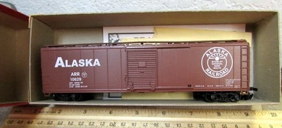 HO vintage Alaska Railroad model train boxcar 10608 NEW Branchline Trains w/ box - Image 1 of 4