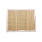 4 Platzdeckchen Untersetzer  Hanf 35 x 45 cm