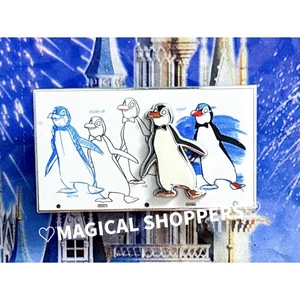 Disney Parks 2020 Ink & Paint Mary Poppins Pinguine 3-D Retired Pin - Bild 1 von 2