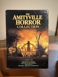 The Amityville Horror Collection 4 Disc Set DVD - Foto 1 di 3
