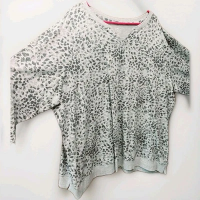 NUEVA Sudadera Linda Avenue Leisure Para Mujer Talla Grande Estampado Animal - Talla 30/32W Foto 1 de 2