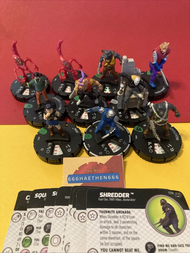 Heroclix - Lote TMNT “Villanos TMNT” Foto 1 de 1