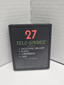 Cartucho de Videojuego Retro Atari De Colección 1977 Target Fun 27 Telejuegos Sears - Imagen 1 de 6