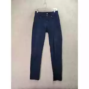 Pantalones de mezclilla Fire Los Angeles Jegging para jóvenes talla 5 bolsillos azules pierna ajustada frente plano - Imagen 1 de 8