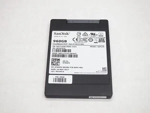 T6NF0 DELL 960GB SATA 2.5 6Gbps SSD CLOUD SPEED ECO SDLF1DAR-960G-1H23 SXPLFA - Picture 1 of 2