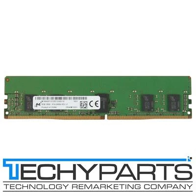 Memoria ECC registrada Micron MTA9ASF1G72PZ-2G6D1 8 GB 1Rx8 PC4-2666V-R DDR4-2666 Foto 1 de 3