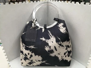 Auténtico bolso de mano de mezclilla con asa circular CELINE de cuero JAPÓN - Imagen 1 de 13