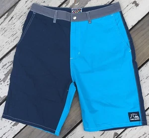 Quiksilver Surf • Men's 80’s INSPIRED Casual Flat Front Walking Shorts Waist 30 - Picture 1 of 6