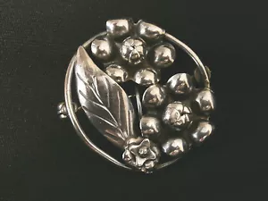 Spilla/spilla floreale fatta a mano in argento sterling vintage unica. Fai un'offerta! #1066 - Foto 1 di 7