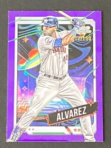 Yordan Alvarez 2024 Topps Chrome Cosmic Purple Nebula Refractor #ed 12/150 - Picture 1 of 10