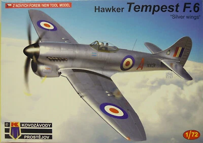 Hawker Tempesta Per 6 " Argento Ali ", 1:72, Kp ,Plastica,Novità - Immagine 1 di 3