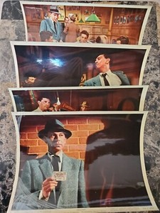 Dragnet 8x10 Original Movie Stills Lobby Card Color 1954 Jack Webb Ben Alexander