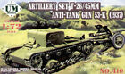 1/72 Uni Model Artillery set T-26T - 45mm Antitank gun 53-K (1937)