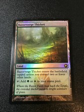 Razorverge Thicket LP/MP FOIL! Magic The Gathering! FREE SHIPPING!