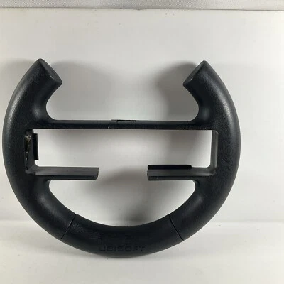  Nintendo Wii Racing Wheels  Black Ubisoft Thrustmaster Free P&P UK - Image 1 of 4