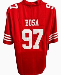 San Francisco 49ers #97 Nick Bosa Jersey Red X- Large Size NWT