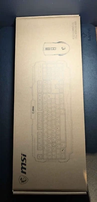 MSI K322 COMBO - GAMING RGB KEYBOARD AND MOUSE COMBO! - NEW IN BOX! - Image 1 of 4