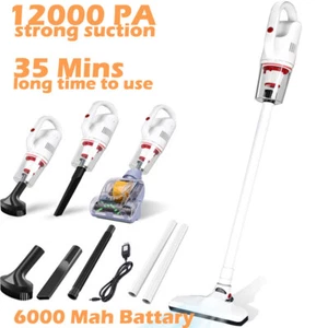 12000pa 120W Cordless Handheld Stick Upright Lightweight Portable Vacuum Cleaner - Picture 1 of 12