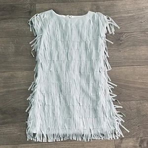 Mia Joy Joyfolie Girls Size 5 Gray Fringe Dress - Picture 1 of 7