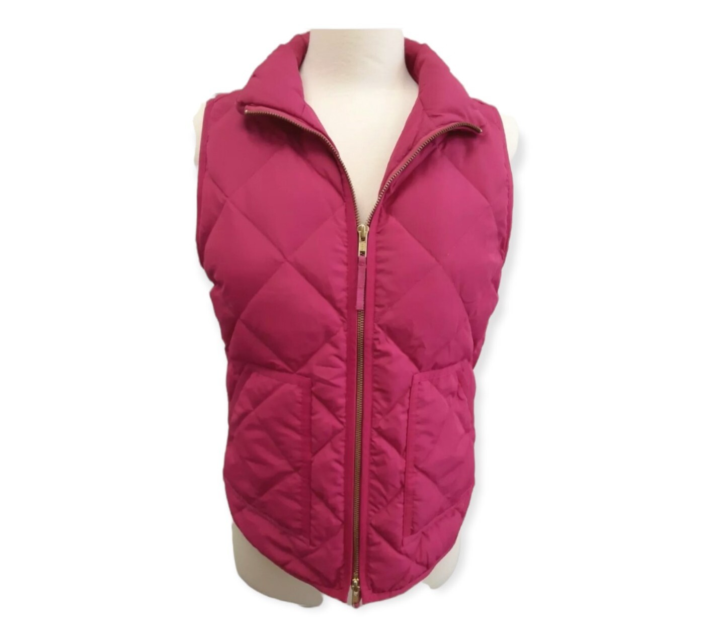 quilted puffer vest down sleeveless 