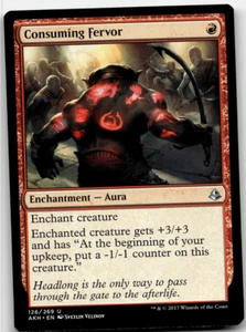 MTG Amonkhet Consuming Fervor 126 casi nuevo/m - Imagen 1 de 1